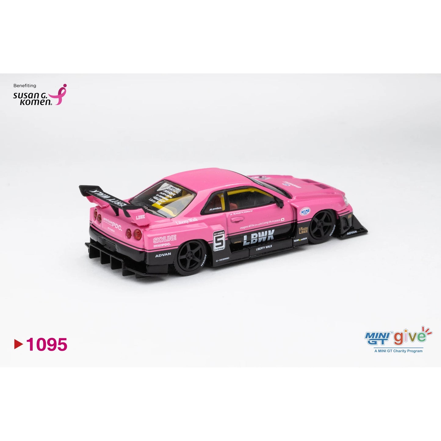 Mini GT #1095 LB-ER34 Super Silhouette Skyline 2025 Give with Diecast Talk