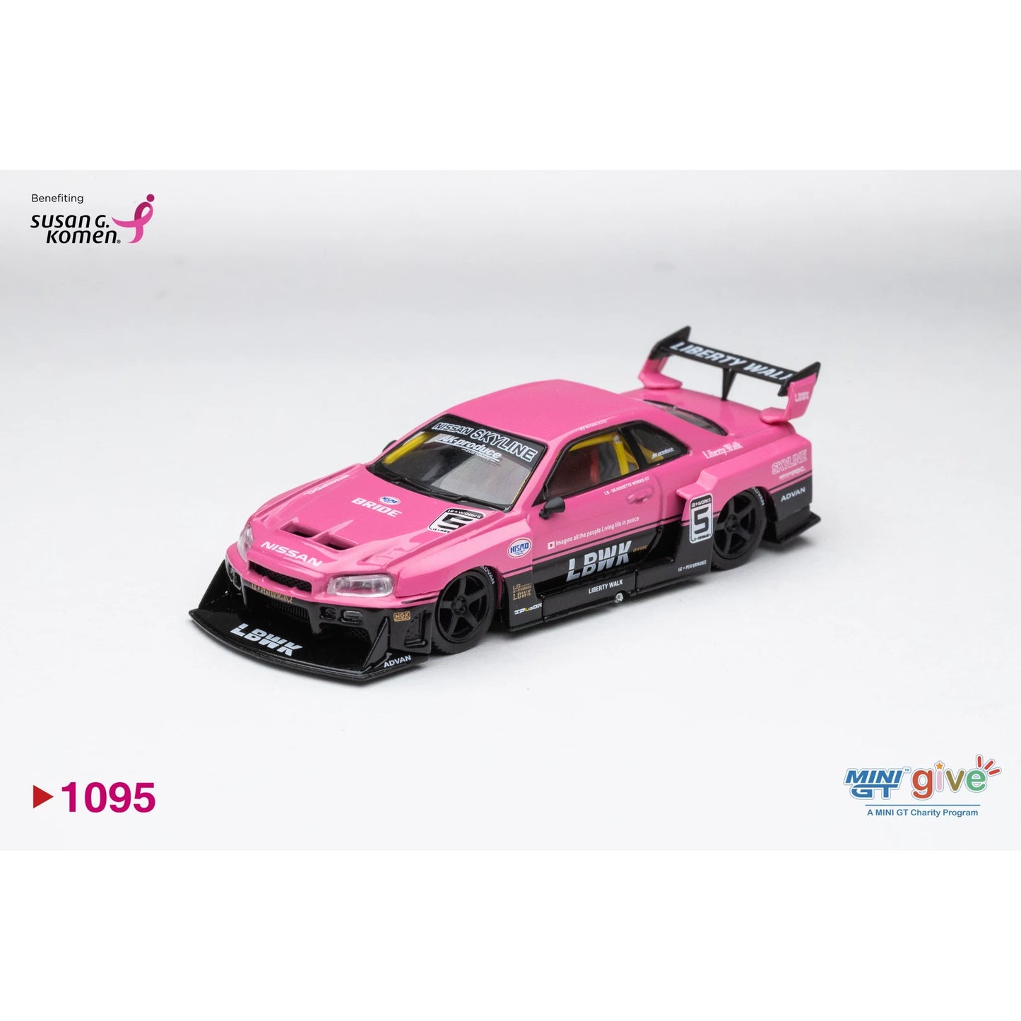 Mini GT #1095 LB-ER34 Super Silhouette Skyline 2025 Give with Diecast Talk