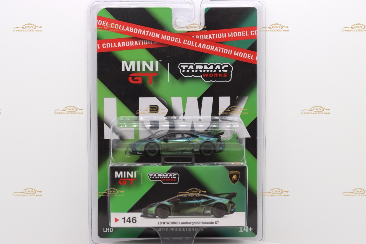 MINI GT 1:64 #146 Lamborghini Huracan LB Works GT - Magic Green