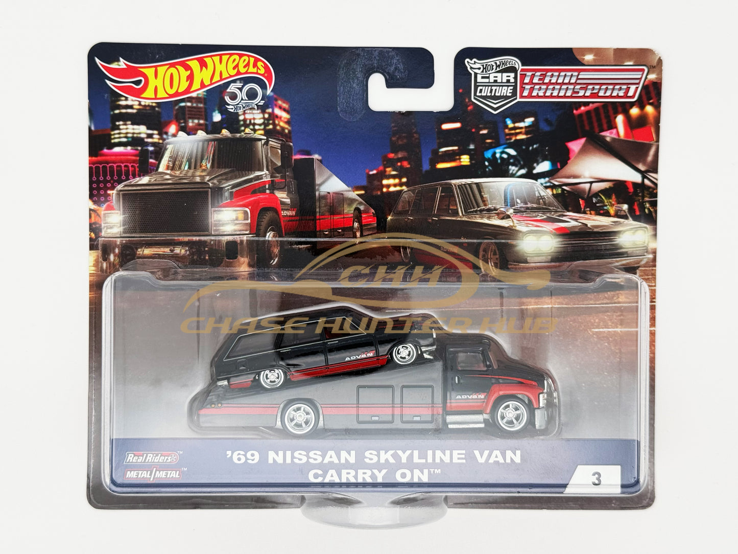 Hot Wheels 1:64 Team Transport #2 Nissan Skyline Van