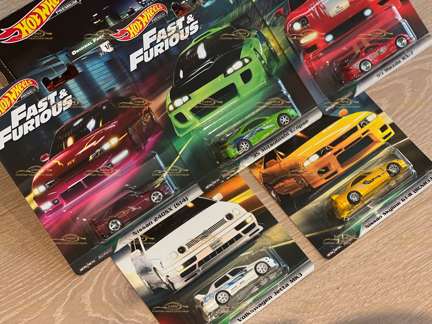 Hot Wheels 1:64 Fast and Furious Fast Original Premium Box 5 Pack Complete Set