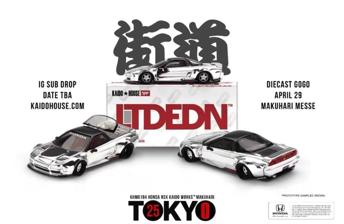 【Pre-Order】Mini Gt x Kaido House #184 HONDA NSX KAIDO WORKS MAKUHARI