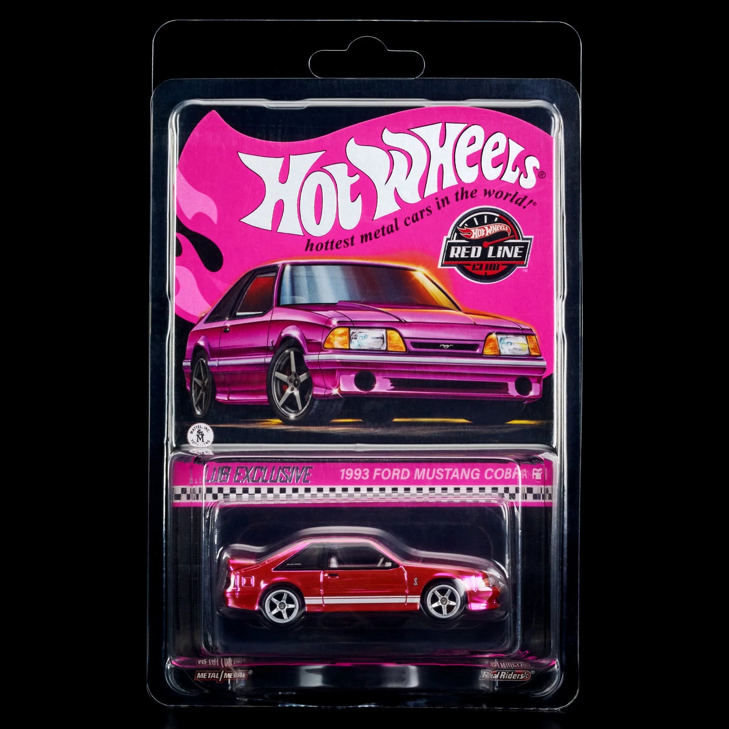 Hot Wheels 1:64 Collectors RLC Exclusive Pink Edition 1993 Ford Mustang Cobra R