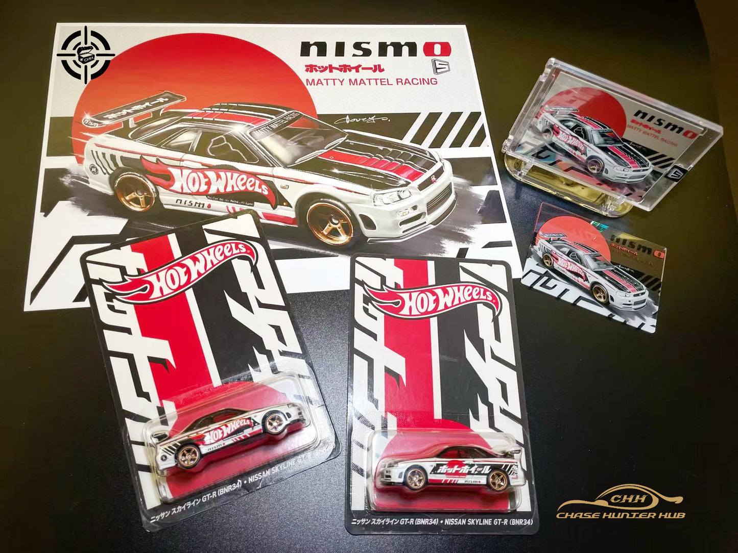【Pre-Order】HOT WHEELS 1:64 2025 JAPAN CONVENTION SKYLINE GT-R (BNR34) Set of Pair