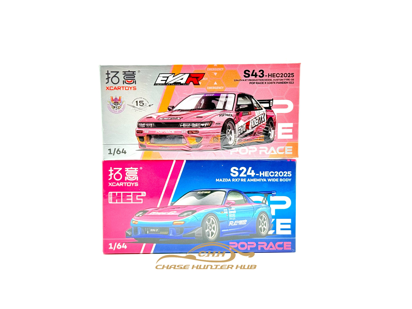 【Pre-Order】Pop Race x Xcartoys 1:64 Beijing Hobby Expo Set of 2