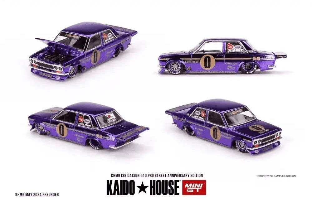 MINI GT x Kaido House 1:64 #138 DATSUN 510 PRO STREET ANNIVERSARY EDITION