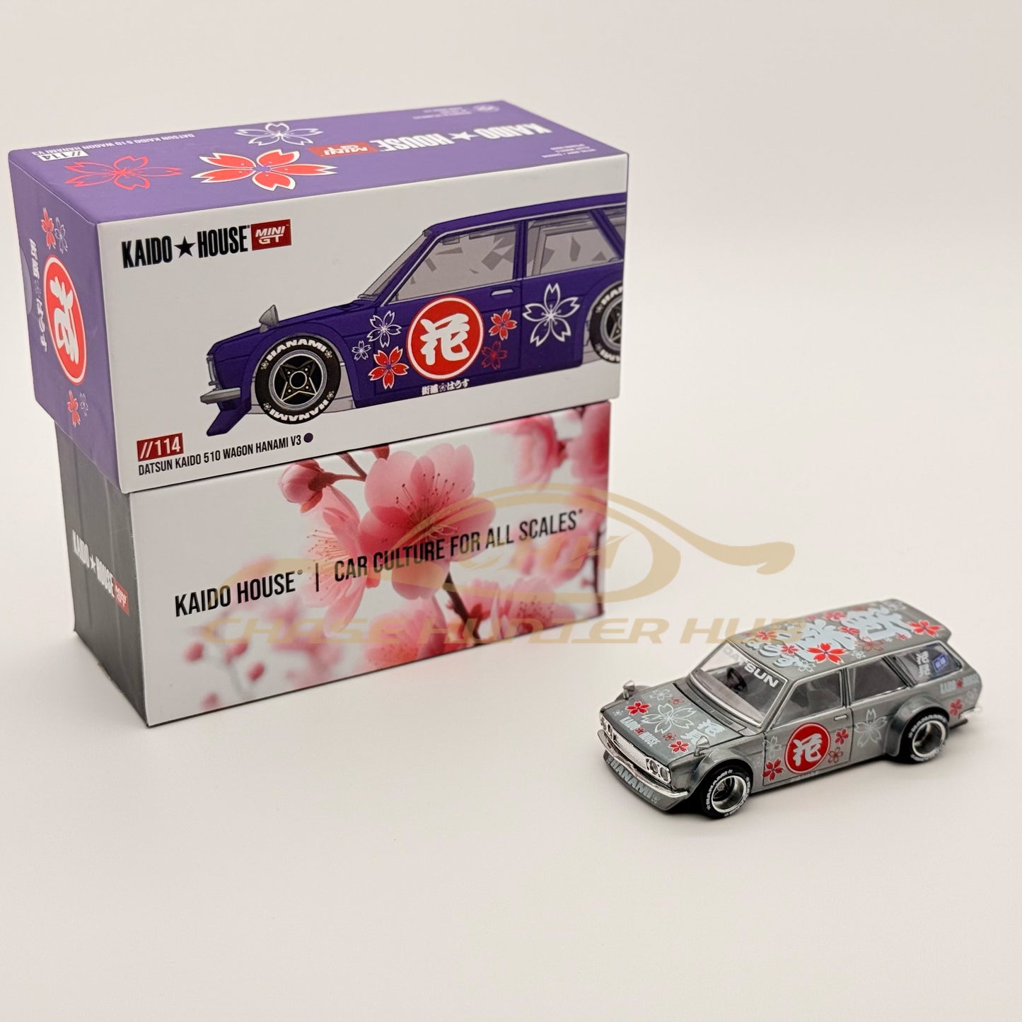 MINI GT x Kaido House 1:64 #114 510 Wagon Hanami V3 Chase