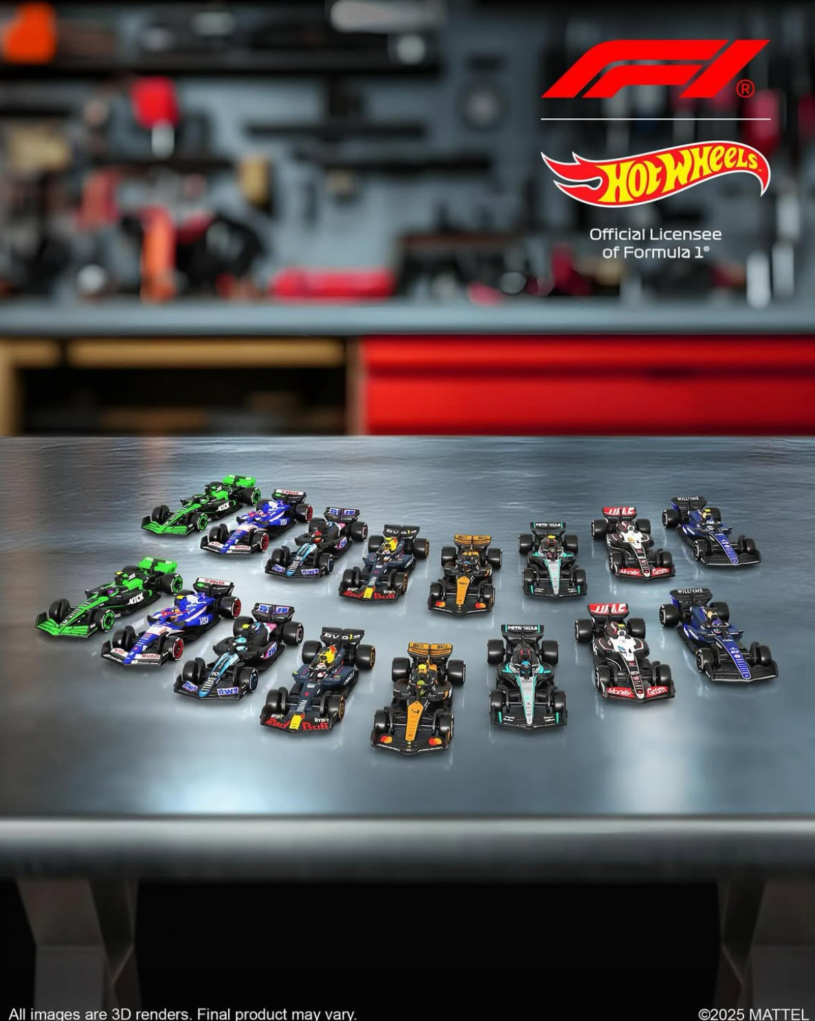 Hot Wheels F1 Series Set of 16