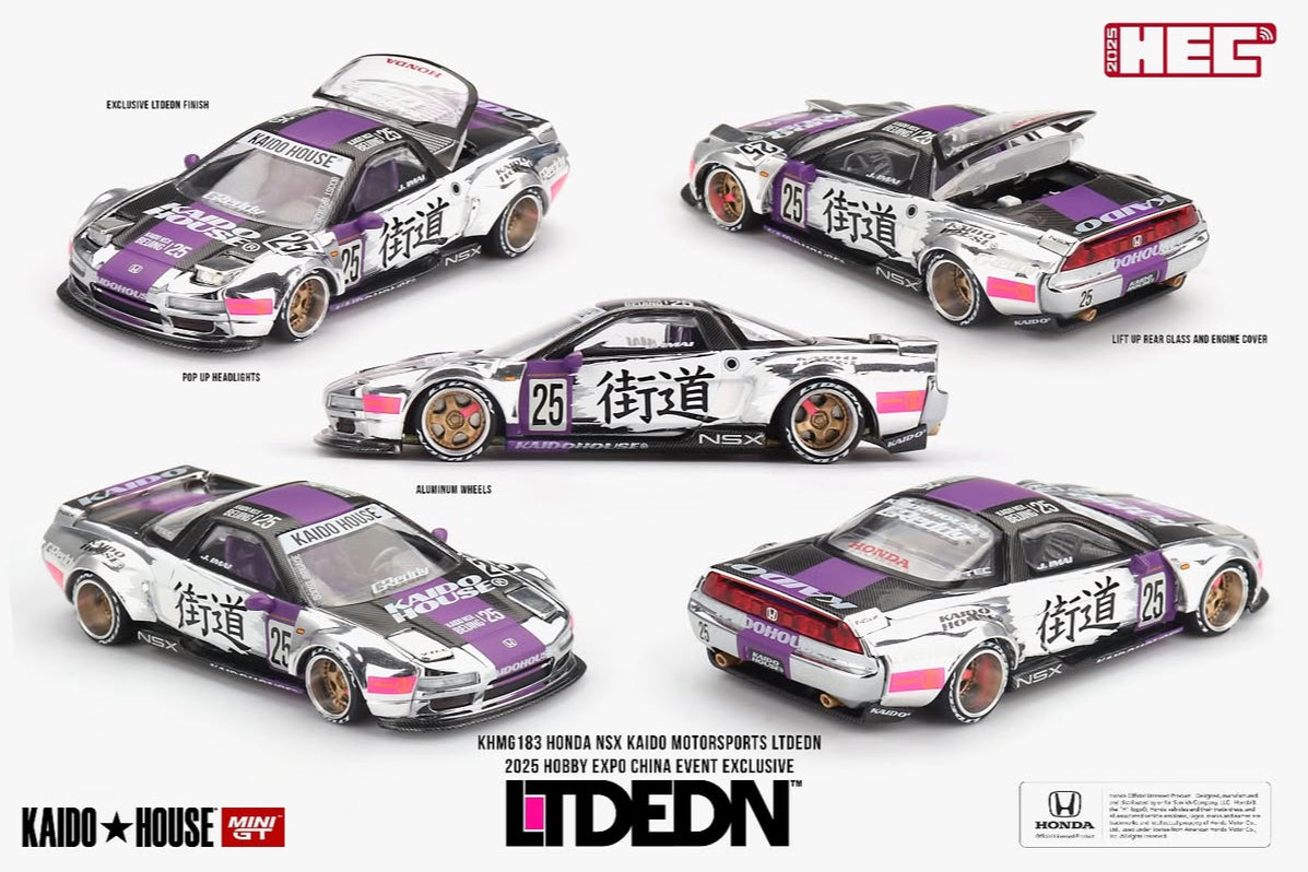 【Pre-Order】MINI GT x Kaido House LTDEDN Honda NSX Hobby Expo China 2025