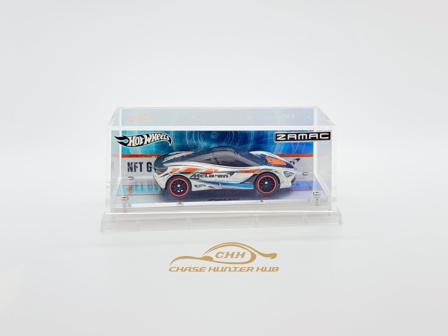 【Loose Car】Hot Wheels 1:64 NFTH Mclaren Zamac with Display case