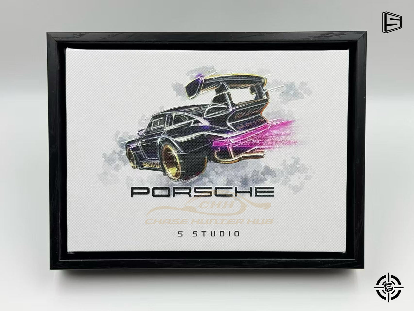 【Pre-Order Only】Porsche RWB Black Framed Art