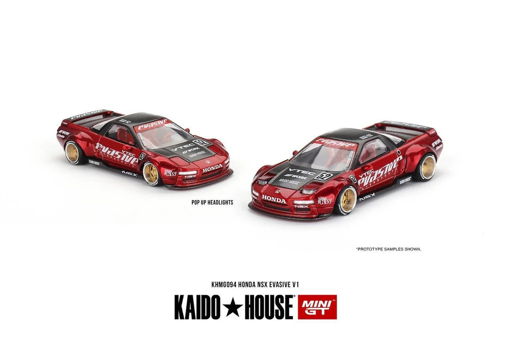 MINI GT x Kaido House 1:64 #094 Honda NSX Kaido Racing V1 Red MINI GT x Kaido House 1:64 #094 Honda NSX Kaido Racing V1 Red