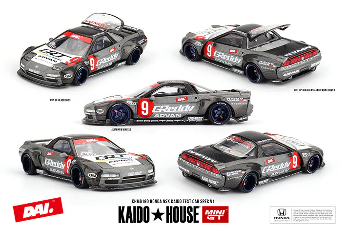 【Preorder】Kaido House x Mini GT #190 HONDA NSX KAIDO TEST CAR SPEC V1
