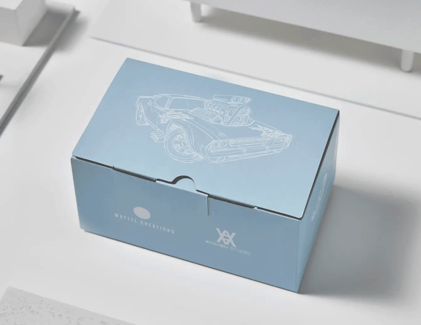 Hot Wheels 1:64 Daniel Arsham Eroded Rodger Dodger