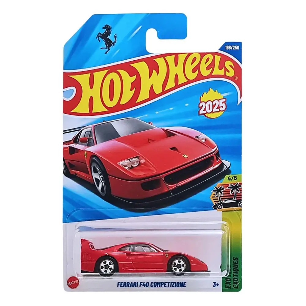 Hot Wheels Basic Car Ferrari F40 Competizione Red