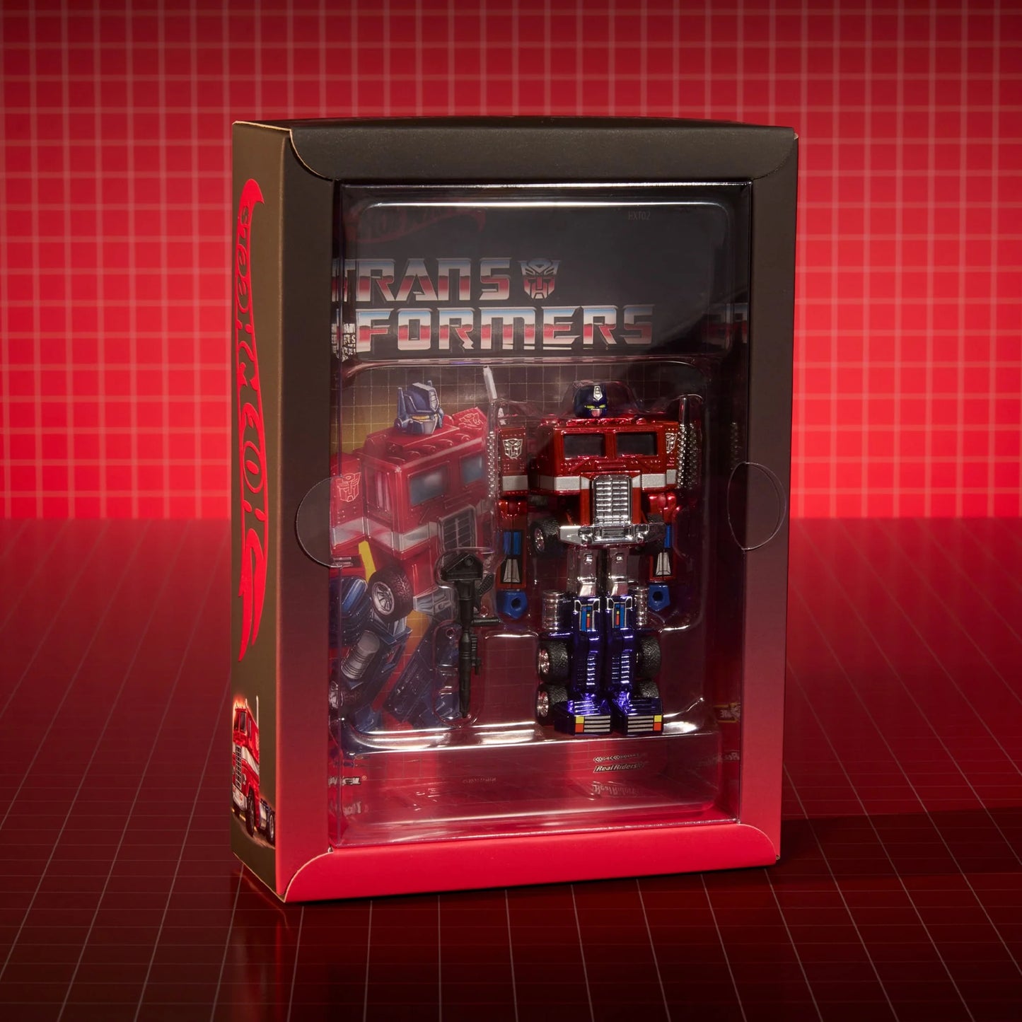 Hot Wheels 1:64 RLC Transformers Optimus Prime Set