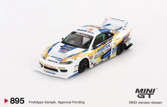 【PRE-ORDER】MINI GT 1:64 Nissan LB-Super Silhouette S15 #555 2023 Formula Drift Japan MGT00895-R