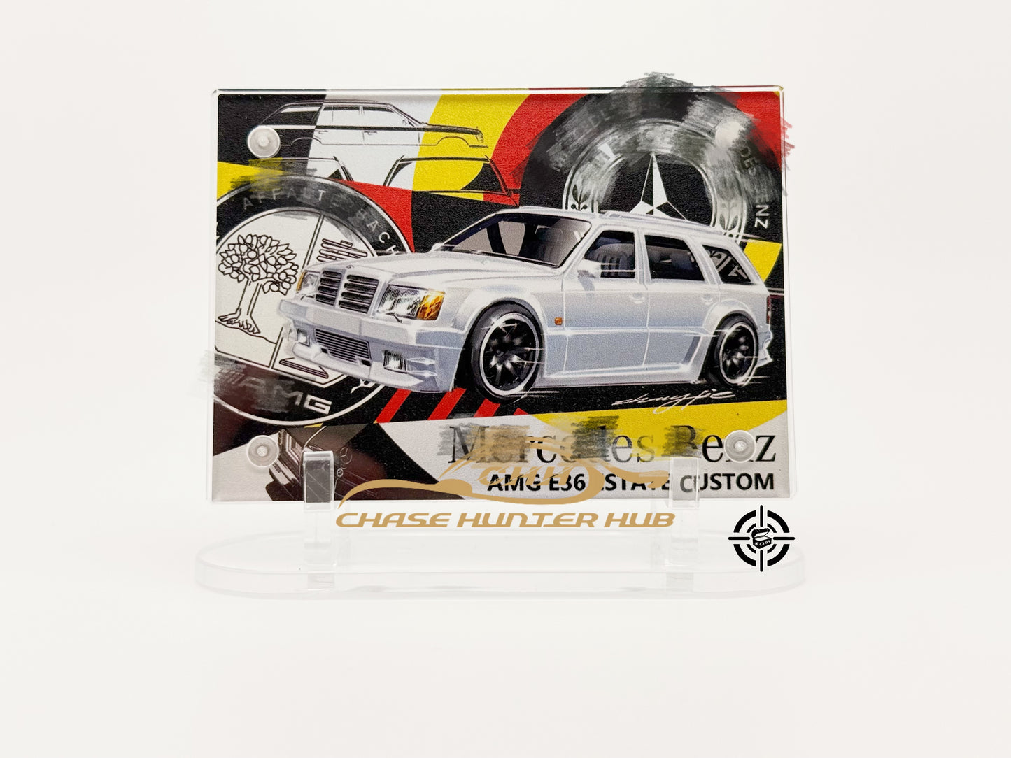 Boulevard Mercedes-Benz E36 AMG (White) Poster set