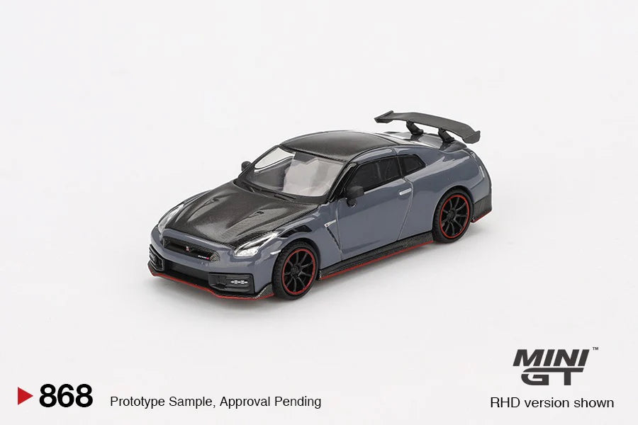 MINI GT 1:64 Nissan GT-R Nismo 2024 NISMO Stealth Gray (Blister Packing)