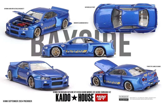 MINI GT x Kaido House #158 Nissan Skyline GTR(R34)