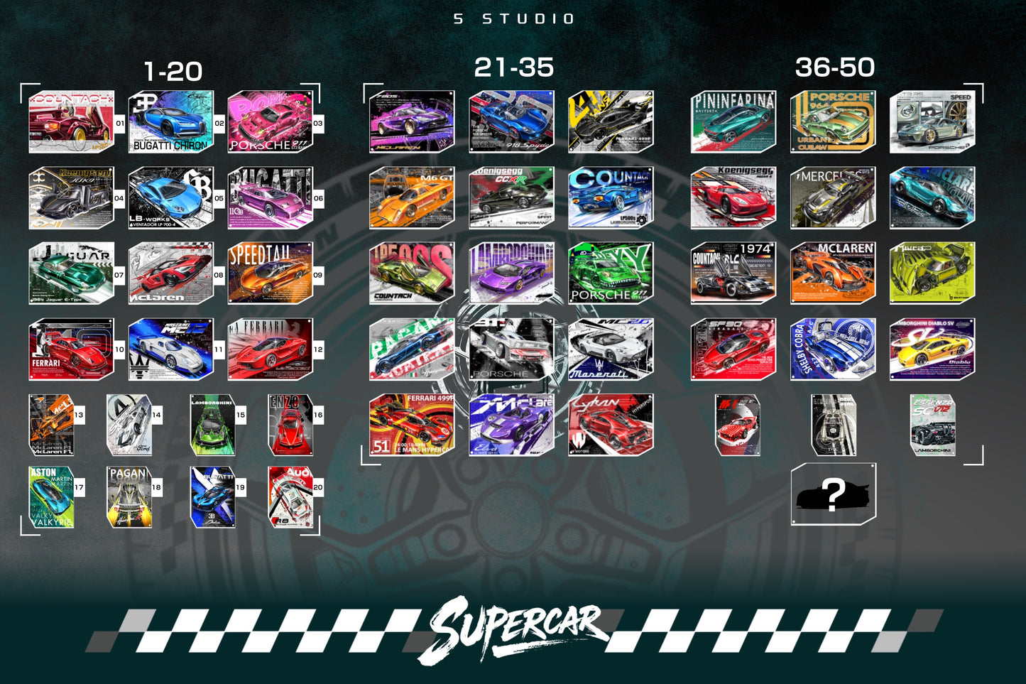 5.Studio Trading Cards Serise 2