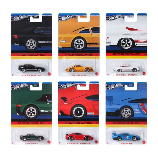 Hot Wheels Celebrations Porsche Set of 6