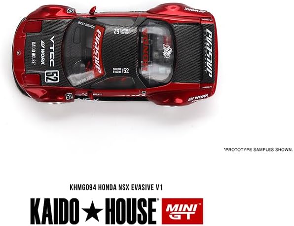 MINI GT x Kaido House #094 Honda NSX Kaido Racing V1 Red