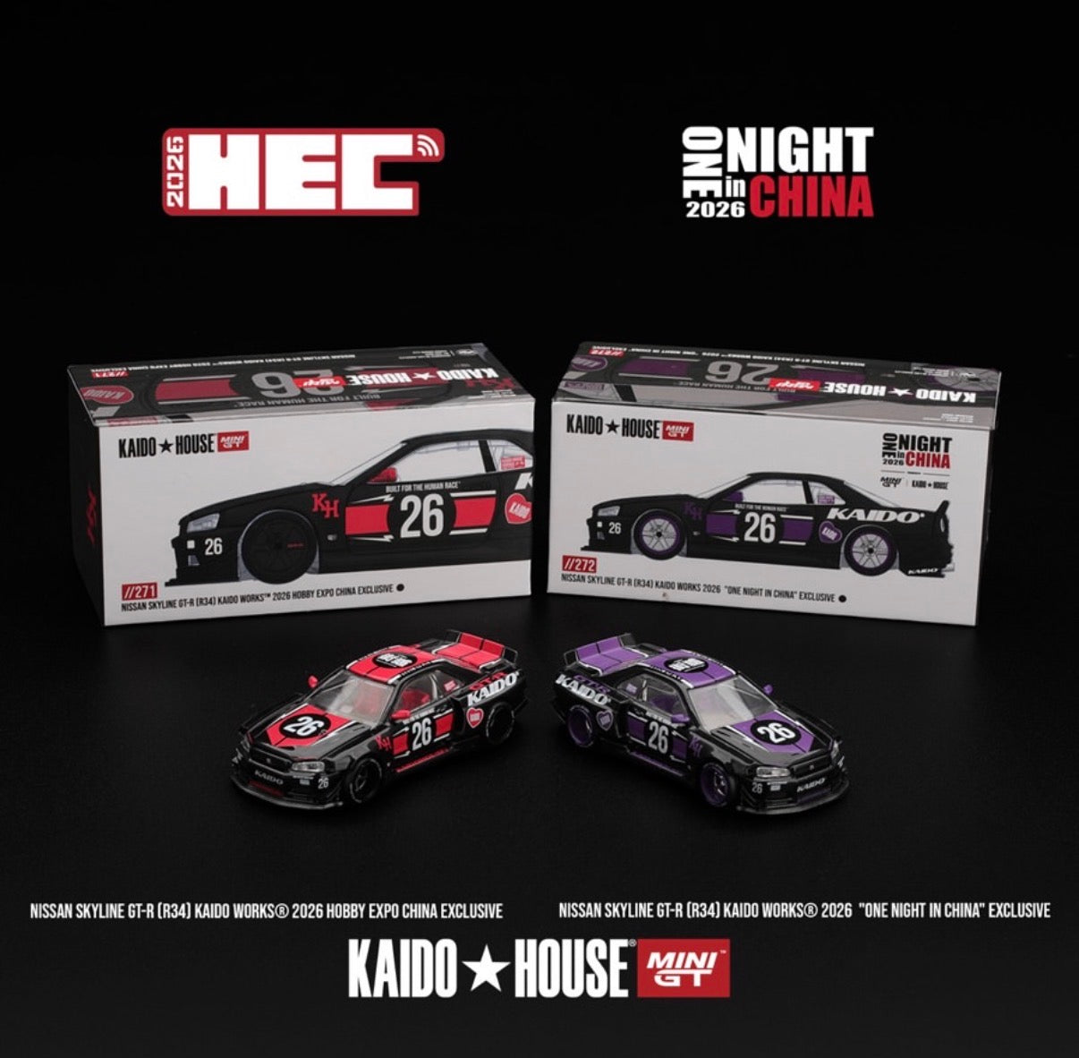 Kaido House Nissan Skyline GTR34 2026 Hobby Expo China