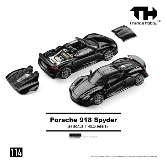Trends Hobby #114 Porsche 918 Spyder Black