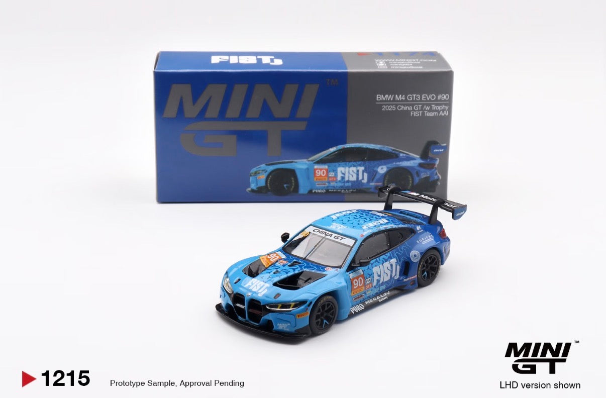 【Pre-Order】MINI GT #1215 BMW M4 GT3 EVO #90 （Chinese Limited Edition）