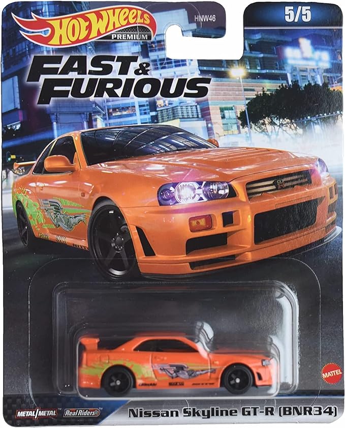 Hot Wheels Fast & Furious Nissan Skyline GT R34 2023