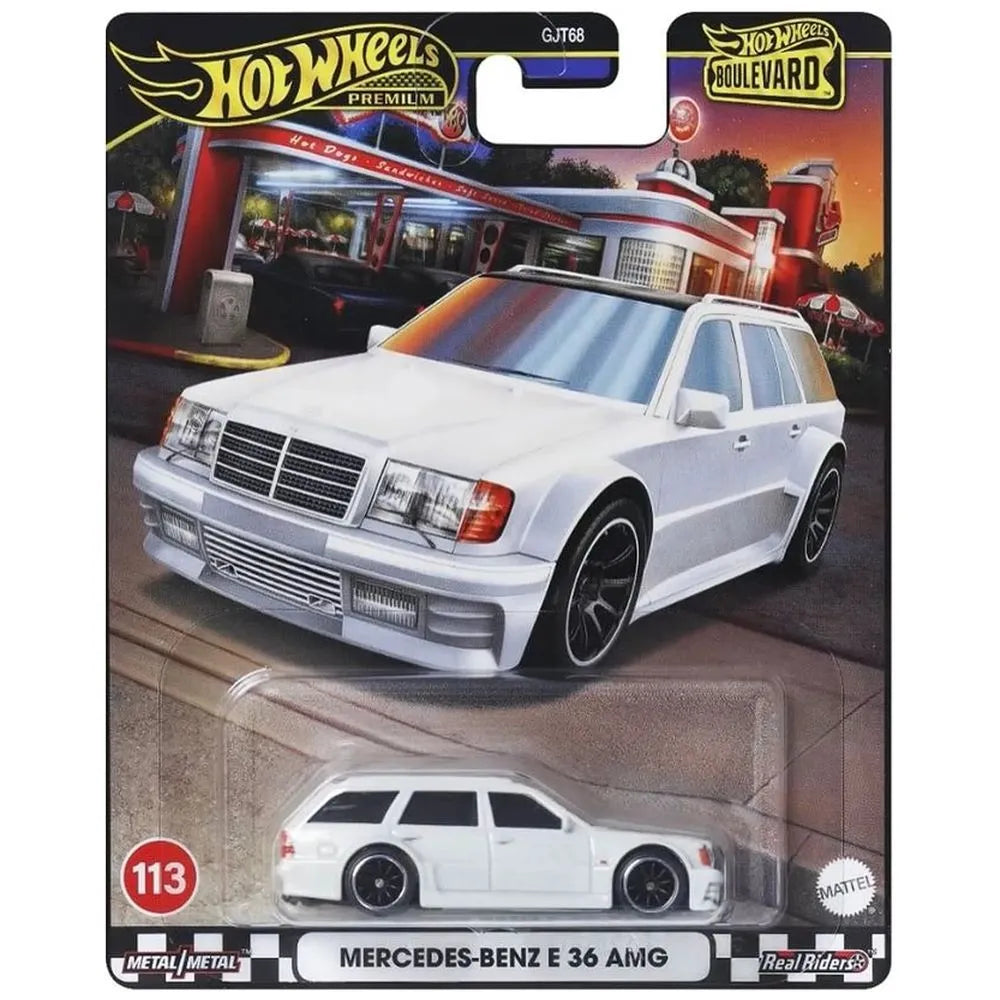 Hot Wheels Boulevard #113 Mercedes-Benz E36 AMG White