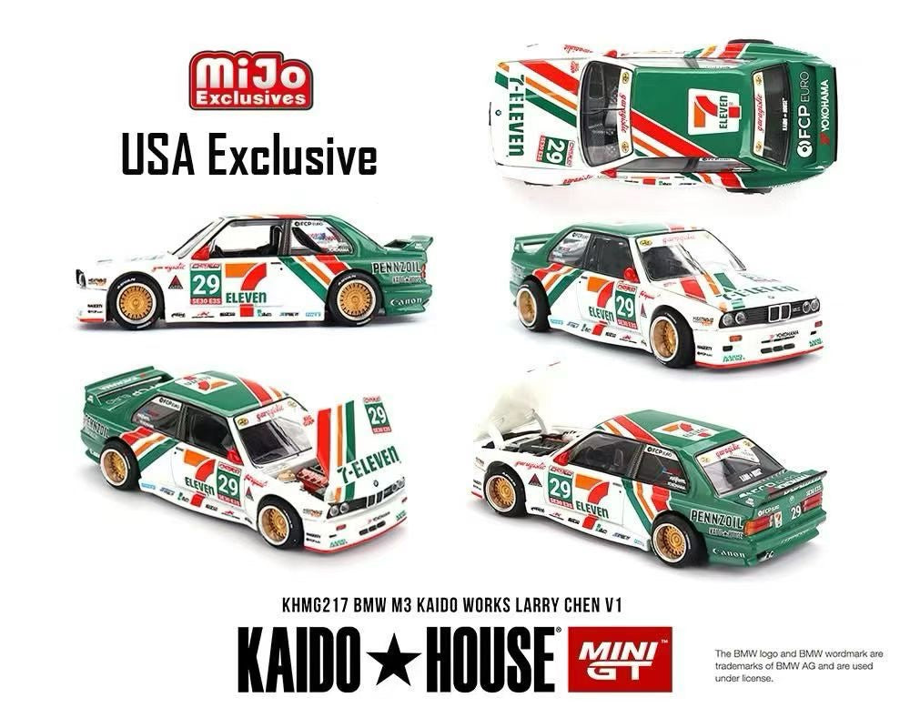 【Pre-Order】Kaido House x Mini GT 1:64 BMW M3 Kaido Works Larry Chen V1