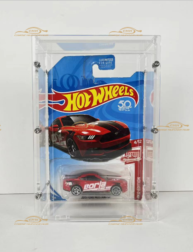 Hot Wheels Acrylic Carded Display Case (RLC/Mainline) [Screws]