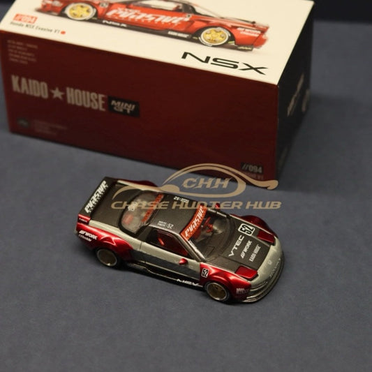 MINI GT x Kaido House #094 Honda NSX Kaido Racing V1 Red Chase