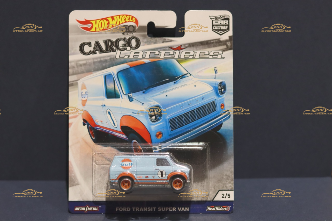 Hot Wheels Cargo Carriers FORD TRANSIT SUPER VAN