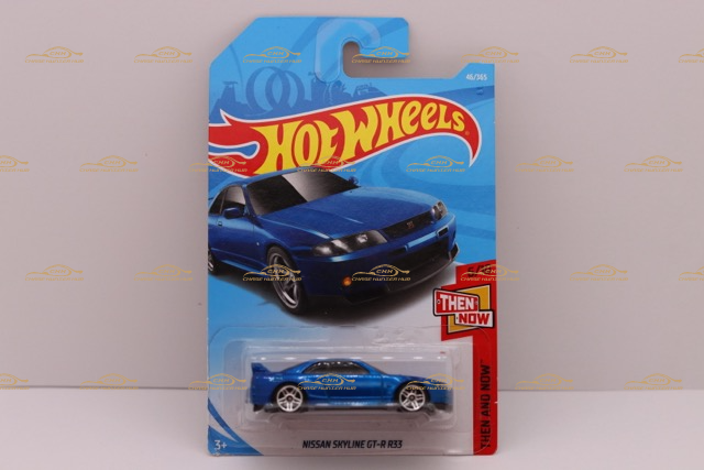 Hot Wheels Mainline NISSAN SKYLINE GT-R R33 BLUE