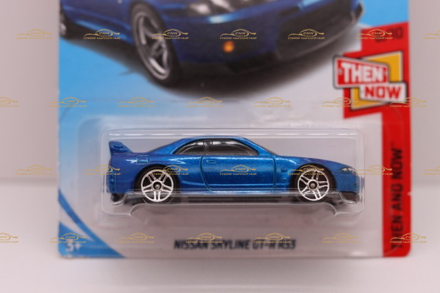 Hot Wheels Mainline NISSAN SKYLINE GT-R R33 BLUE