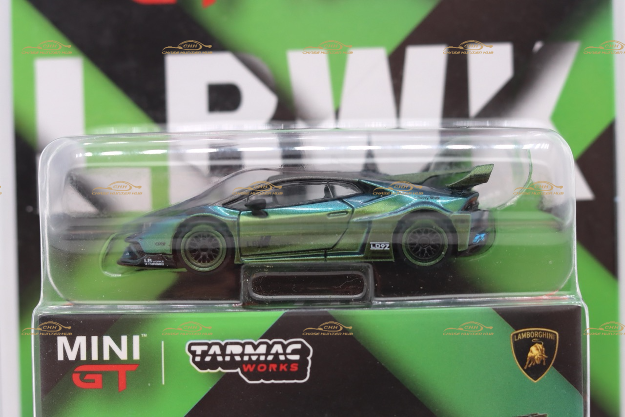 MINI GT 146 Lamborghini Huracan LB Works GT - Magic Green