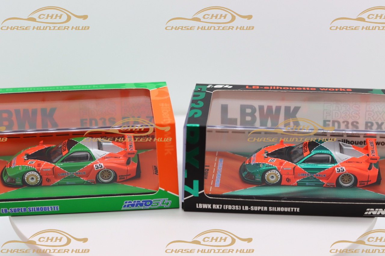 Inno64 Mazda RX7 Malaysia Diecast Expo Chase Set