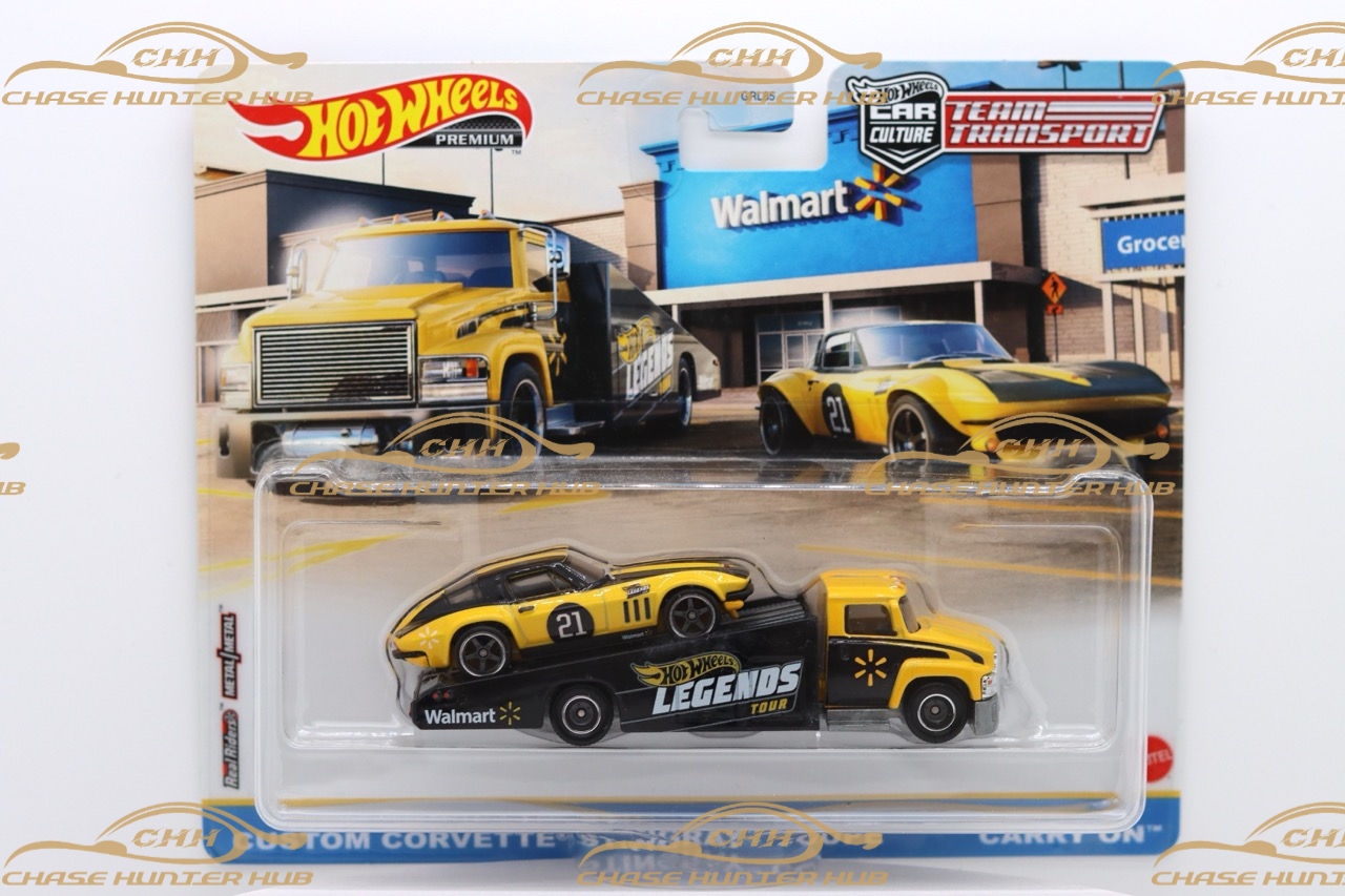 Hot Wheels 2021 Legends Tour Team Transport Custom Corvette Stingray Coupe