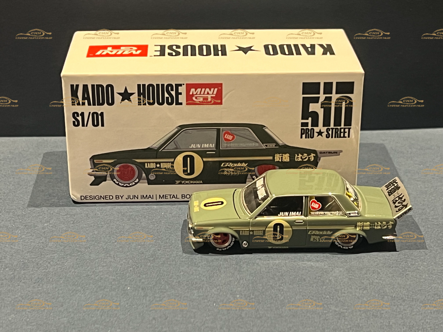 Kaido House x Mini GT S1/01 Datsun 510 Pro Street