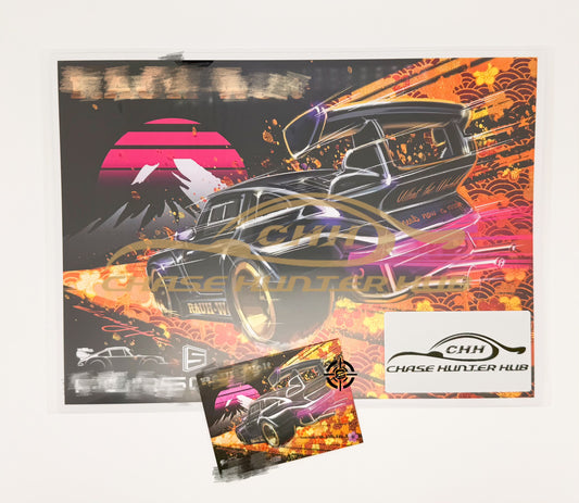 RWB 930（Black）poster set