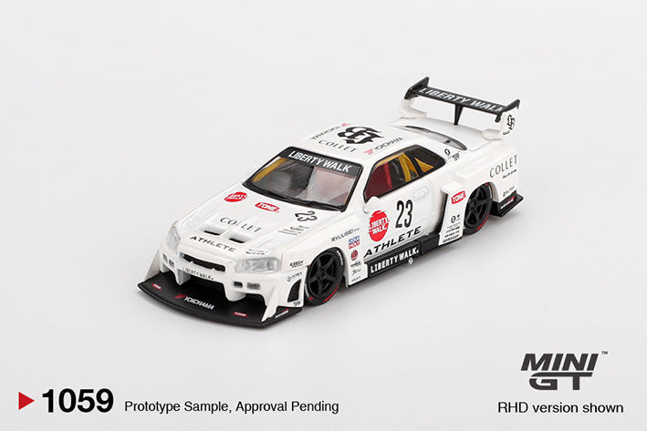 【Pre-Order】Mini GT 1:64 #1059 Nissan LB-ER34 Super Silhouette ATHLETE/COLLET（Blister）