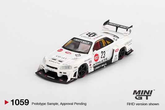 【Pre-Order】Mini GT 1:64 #1059 Nissan LB-ER34 Super Silhouette ATHLETE/COLLET（Blister）
