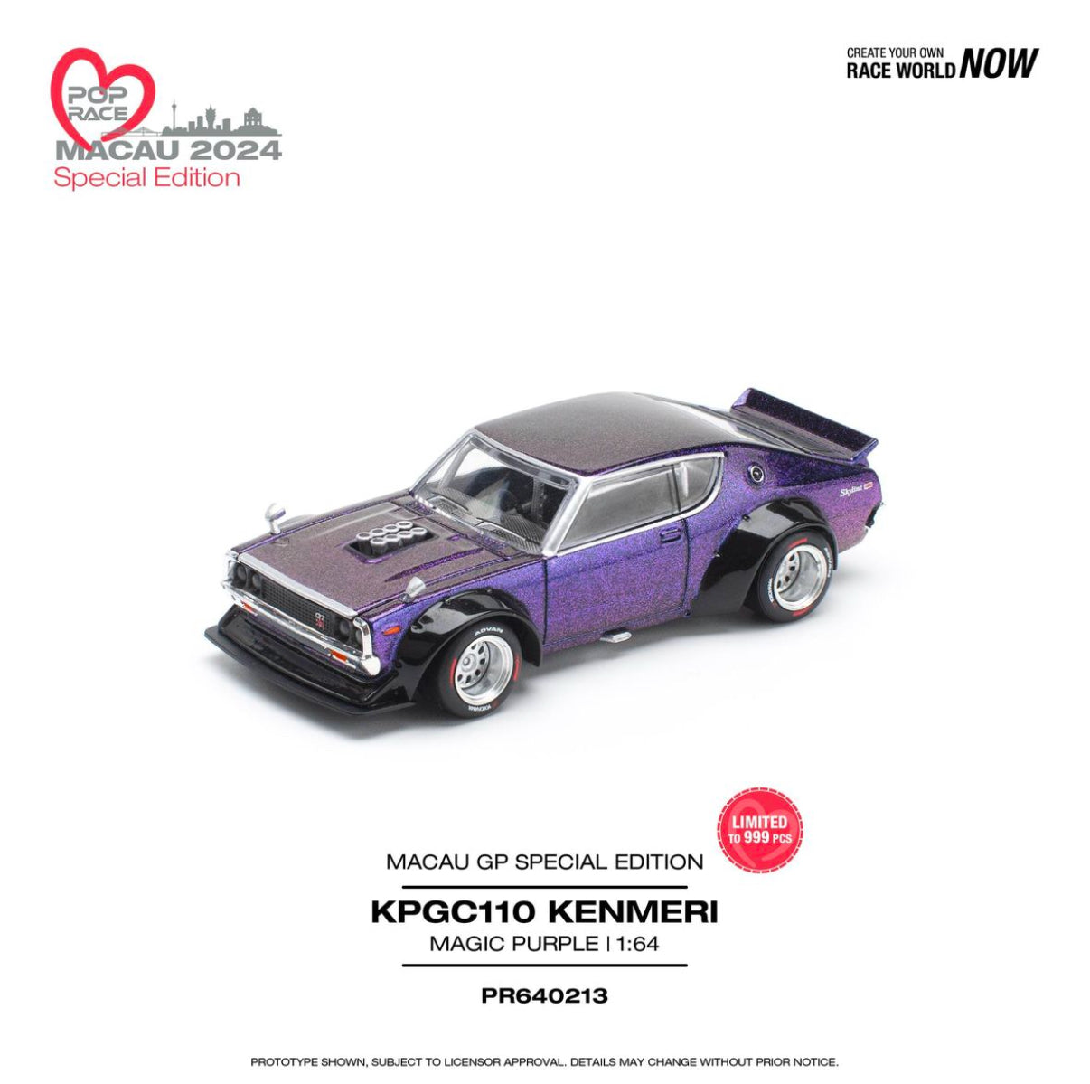 【Pre-Order】Pop Race MACAU GP SPECIAL EDITION SET OF 2 (Limited 999 Set)