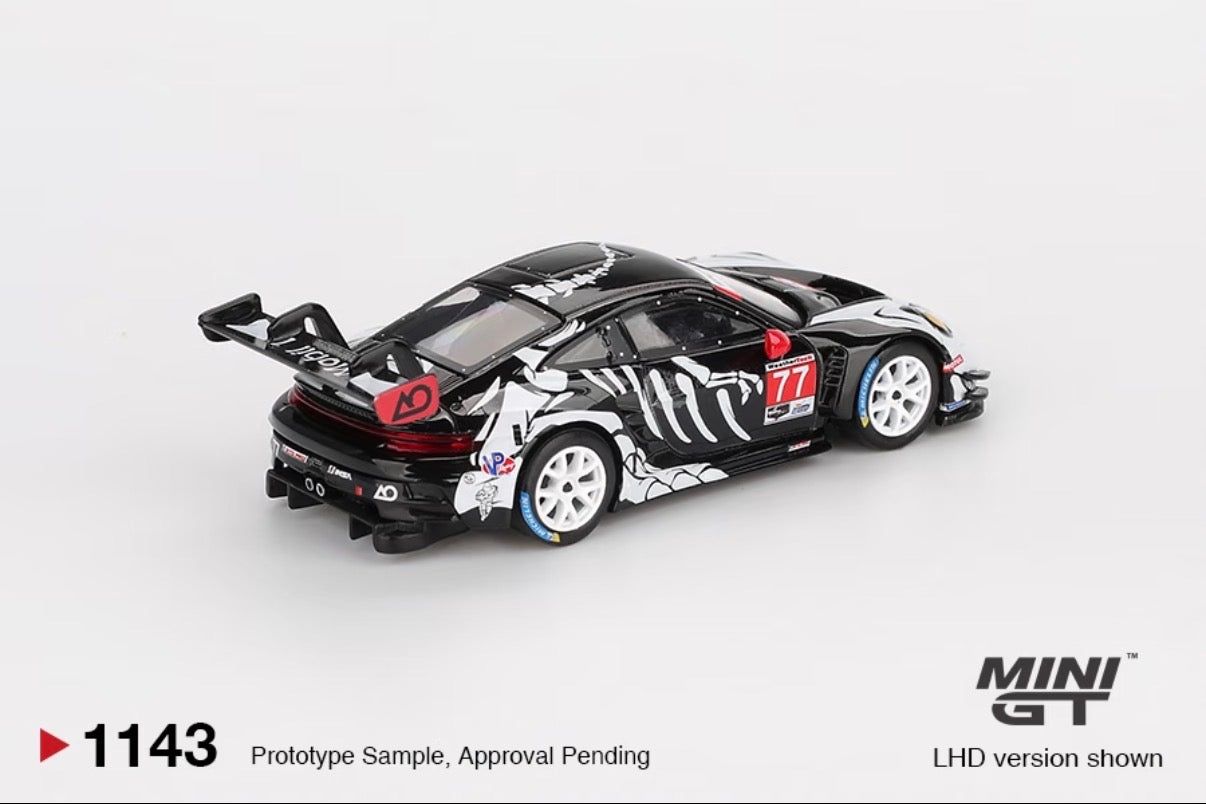 【Pre-Order】Mini GT #1143 1:64 Porsche 911 GT3 R #77 AO Racing 2025 IMSA Petit Le Mans