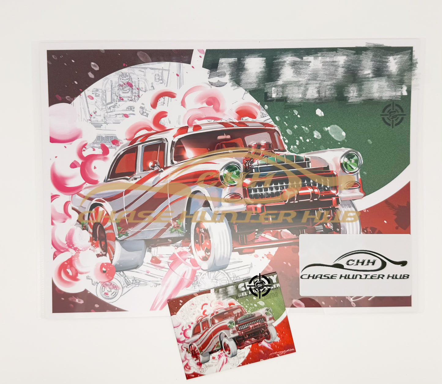 【Not For Sale】’55 CHEVY BEL AIR GASSER Poster Set