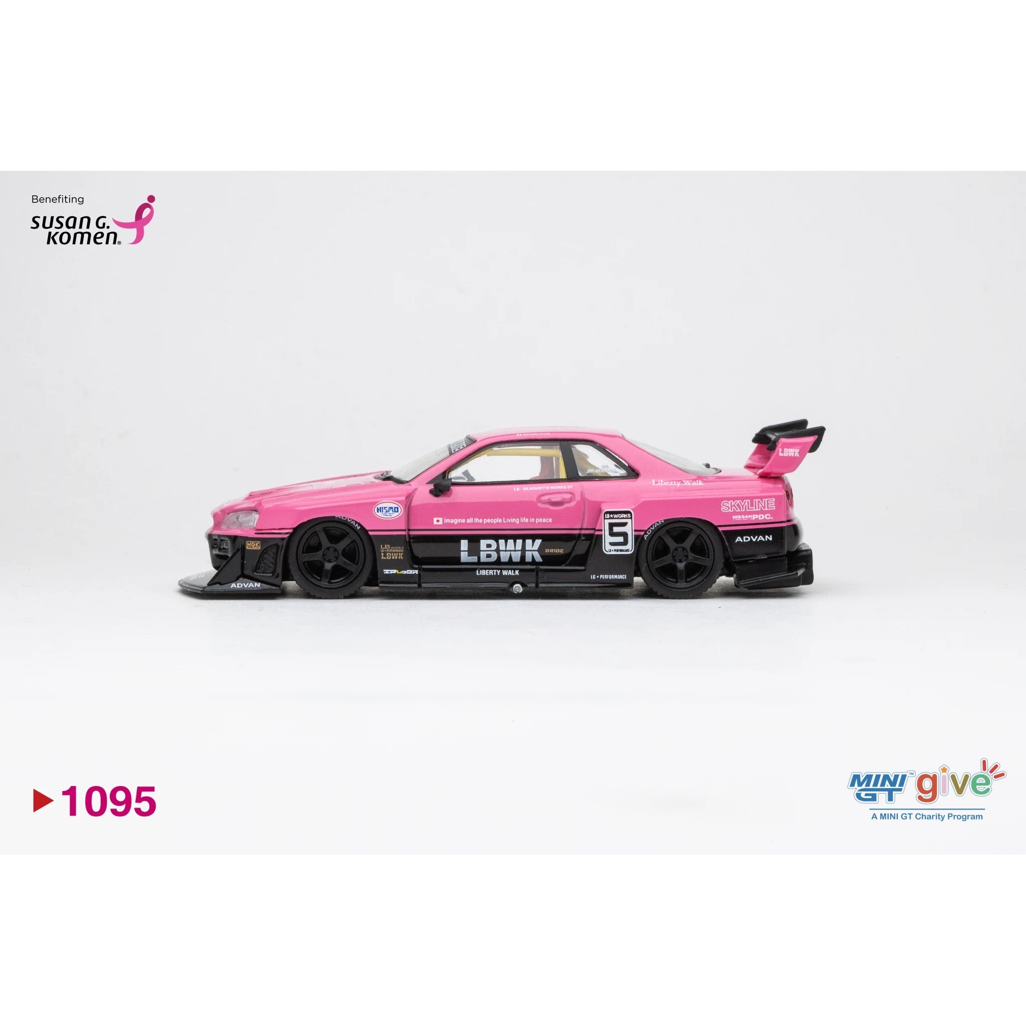 Charity Car – DiecastTalk MiniGT1095 Nissan ER34 Give Diecast Talk