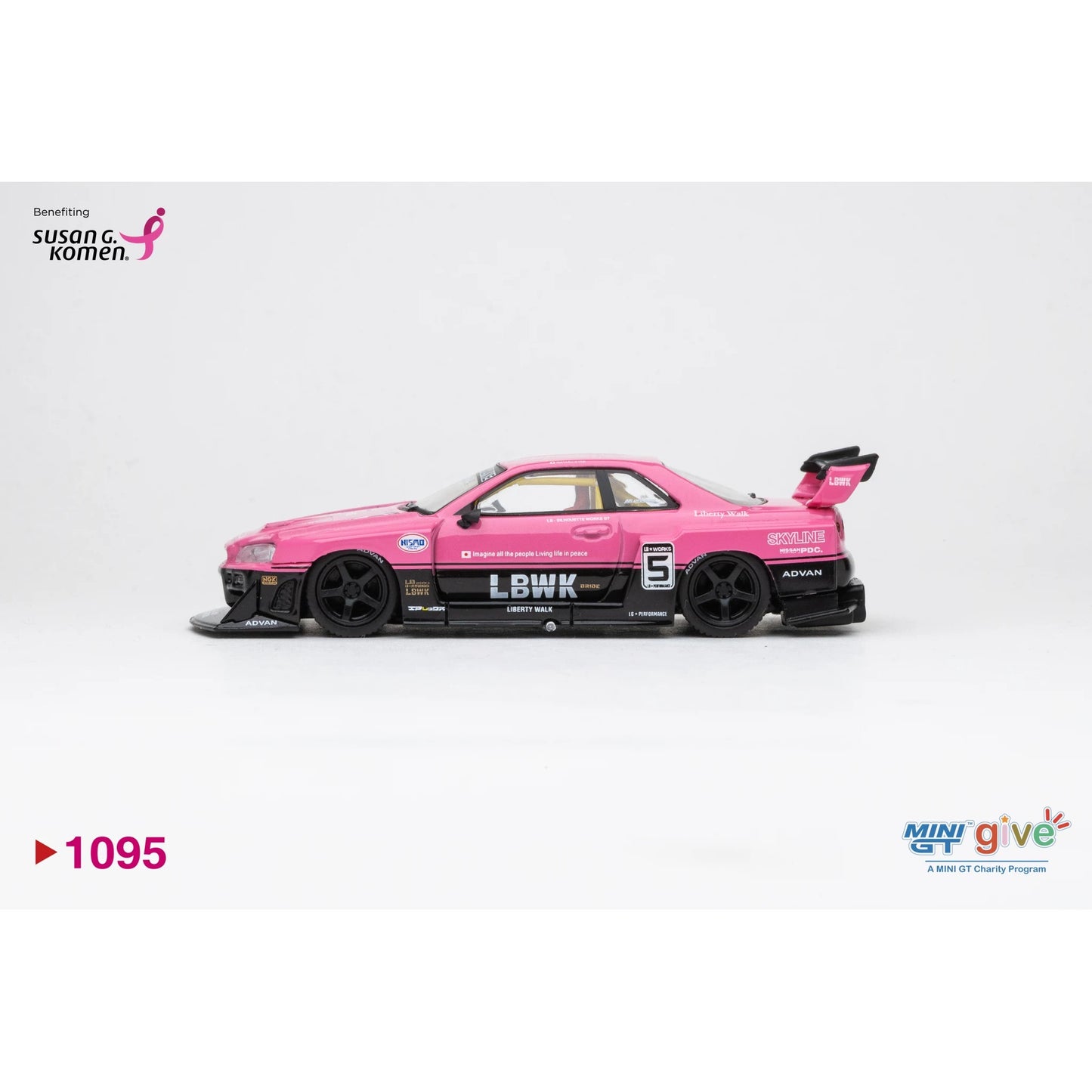 Mini GT #1095 LB-ER34 Super Silhouette Skyline 2025 Give with Diecast Talk